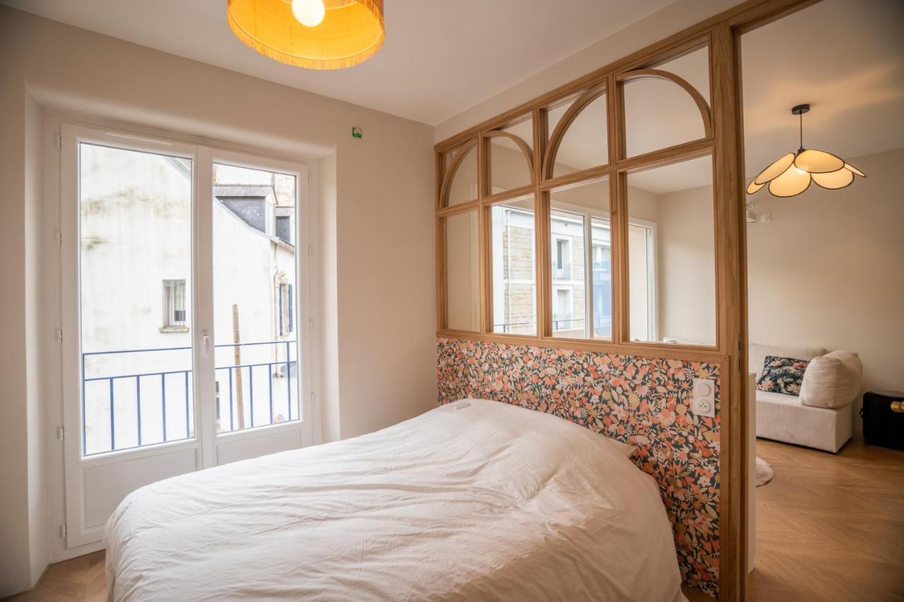 T2 Plein Sud - Parking - Balcon Vue Odet - Renove Par Un Architecte Apartment Кимпер Екстериор снимка