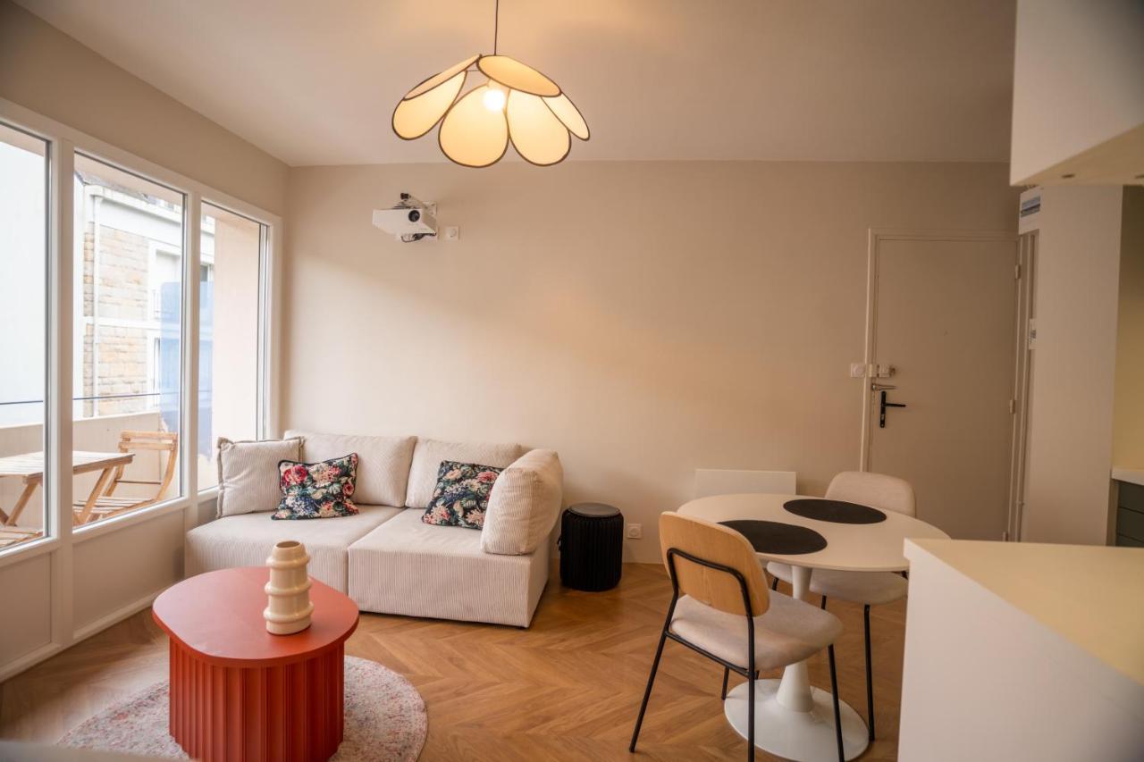 T2 Plein Sud - Parking - Balcon Vue Odet - Renove Par Un Architecte Apartment Кимпер Екстериор снимка